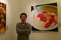 馬祖芙蓉海畫會於福澳村中華璞舍藝術中心舉辦顧哲嘉馬祖畢業畫展,即日起至4月20日,歡迎有興趣的鄉親前往欣賞。(圖:芙蓉海畫會提供)