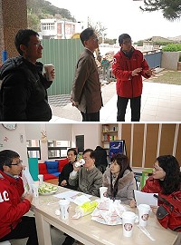 教育部國教司長黃子騰昨訪視南北竿各校,其中參訪仁愛國小。(圖/文:邱竟瑋)