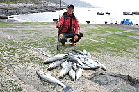 　鱸魚大咬。（圖／文：陳鵬雄）