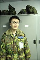 　我的主張：從雜亂中發現簡單、從不合中製造諧調、在困難中尋求機會。單位：馬防部通資連／級職：一兵資訊兵／姓名：吳澤濱