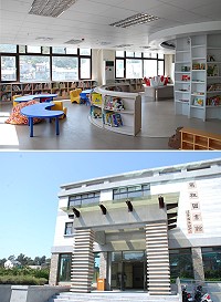 馬祖圖書館4月1日正式開幕,開幕當天活動滿檔,有書展、繪畫攝影展、現場音樂演奏及兒童劇團演出,歡迎地區鄉親共襄盛舉,一睹有別以往的閱讀環境。(圖/文:劉秋月)