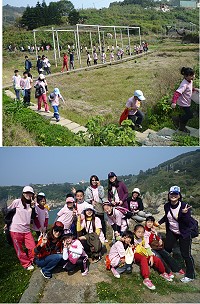 東引國中小慶祝青年節暨兒童節,舉辦踏青健行活動。(圖/文:陳其敏)