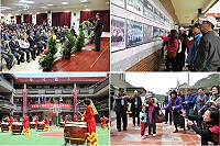 塘岐國小慶祝建校60週年校慶活動盛況空前,佳賓雲集洋溢歡樂氣氛。(圖/文:陳鵬雄)