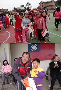 　今年的兒童節活動馬祖各校推出模範兒童選拔與取消回家作業等活動。（圖：縣立介壽國中小、中正國中小提供）
