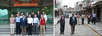　福建省政府秘書長曾華德率省府一行抵馬視察專案補助款執行情形，昨天分別在北竿惠民市場及南竿基層建設瞭解執行情形。（圖／文：劉秋月、北竿鄉公所提供）