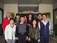 　苗栗縣公館鄉民代表會參訪東引，受到東引鄉代會主席楊雲成熱情歡迎。（圖／文：陳其敏）