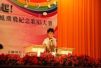 克服肢體障礙,塘岐國小曹煒承用「單身情歌」打動評審的心。(圖/文:邱竟瑋)