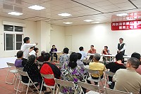 南竿鄉公所依土地法及土地徵收條例舉行獅子市場改建案需用土地公聽會,依法還要舉行1場,並進行協議。(圖/文:邱竟瑋)