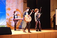 「采風樂坊•東方傳奇」昨晚在南竿介壽堂登場,創新國樂試圖驚艷馬祖。(圖/文:邱竟瑋)