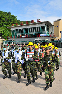落實萬安演習　強化全民平安　圖：曹重偉