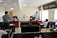 　北竿鄉代會進行第一天鄉政總質詢議程。（圖／文：陳鵬雄）