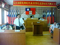 莒光鄉民代表會第九屆第四次定期大會昨天進行鄉政總質詢議程,各代表發言踴躍,為鄉政建設把關。(圖:莒光鄉民代表會提供)