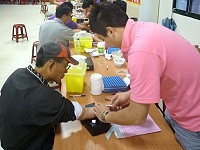 　馬祖101年整合式健檢，東引鄉有282位民眾完成檢查。（圖／文：陳其敏）