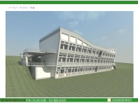 　東引國中小新涵藝樓初步設計3D示意圖。（圖：塗能誼建築事務所提供）