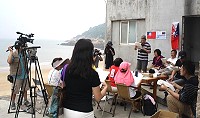 台灣反賭聯盟成立反賭聯盟馬祖工作站辦公室揭牌及舉行記者會。(圖:馬祖反賭工作站提供)