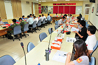 縣府召開6月份治安會報,縣長楊綏生感謝與會人員在各自工作崗位的付出與貢獻,才得以營造本縣穩定良好的治安環境。(圖/文:曹重偉)