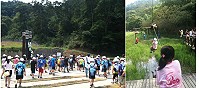 馬祖全縣小5學生走出馬祖活動,昨結束第1階段走訪中台灣生態教學示範點行程,帶給他們充實的暑假。(圖:塘岐國小提供)