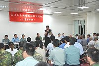 立委陳雪生昨天在介壽舉行問政說明會。(圖/文:邱竟瑋)