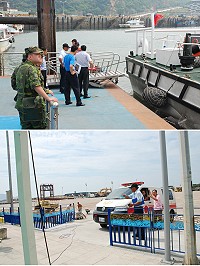連江縣港務處昨天下午召開「福澳港海上緊急救護轉送協調聯繫機制建立會議」,召集各相關單位建立單一聯繫窗口,並確認船舶及救護車的靠泊行進動線,讓未來救援任務執行更迅速確實。(圖/文:劉秋月)
