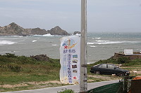 　中颱蘇拉攪局，2012莒光海洋文化季暨古蹟節活動登場首日顯得冷冷清清。（圖／文：林冰芳）