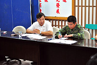日前莒光鄉公所舉辦災害防救整備協調會,由各方代表出席,針對防救災資源整合進行協調整合。(圖/文:黃俊勝)