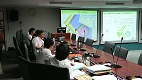 　縣長楊綏生7日率領工務局都計建管課長朱秀珍前往內政部營建署，參加都委會第785次會議，表達都市計畫土地使用分區因地制宜的訴求，讓馬祖的土地分區運用更符合實際需要。（圖：連江縣政府提供）
