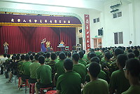 　新竹生活美學館人生仲夏藝文饗宴首場昨晚在西莒演出，帶給離島軍民愉悅豐富的夜晚。（圖：莒光鄉公所提供）