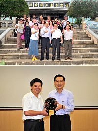 馬祖好福利、彰化來取經!彰化縣社會處一行由處長陳治明率團抵馬參訪,受到縣長楊綏生、民政局長王詩乾的熱情歡迎,來賓都伸出大拇指稱讚馬祖社福真讚。(圖/文:曹重偉)