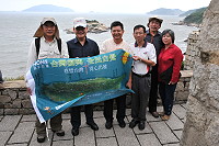阿甘與毛部長不期而遇　圖與文：陳鵬雄