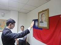 連江地檢署新派任檢察官王勢豪宣誓就職。(圖:連江地檢署提供)