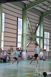 　縣運社會組羽球比賽結束，北竿代表隊順利摘金。（圖／文：陳鵬雄）