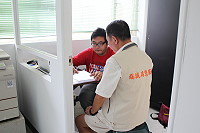 　地政事務所重新受理土地總登記莒光下鄉服務起跑。（圖／文：林冰芳）