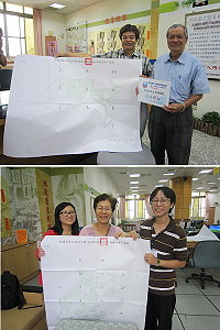 桃園縣馬祖同鄉會關心總登記事宜,前往八德市地政事務所拜會。(圖:桃園縣馬祖同鄉會提供)