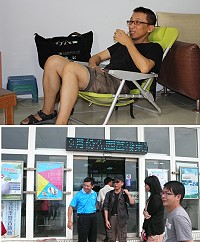 四月開始陸續來東莒Long Stay苦苓總是隨興漫遊,關於新書他不想設定出版時間,卻只擔心要寫得太多,新書裝不下。(圖/文:林冰芳)