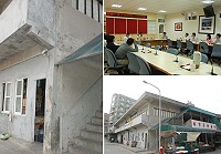 　有結構安全顧慮的介壽村獅子市場因用地取得等問題，使改建工程延宕至今，縣府與經濟部中部辦公室昨天召開會議，獲得中辦原則同意再度保留經費至102年底。（圖／文：邱竟瑋）