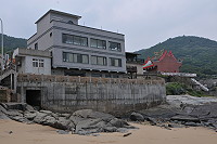 　橋仔澳口全新民宿開張，無敵海景與夕照是最大賣點。（圖／文：陳鵬雄）