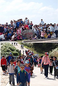 東引國中小秋季遠足,遠征西引鱷魚島。(圖/文:陳其敏)