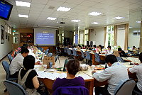 　教育局日前邀請台灣師範大學陳秀芬老師辦理「中文閱讀障礙診斷測驗研習」課程，協助各校老師實施學習障礙學生評量診斷相關事宜。（圖／文：劉秋月）