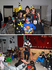 東莒國小舉辦萬聖節系列活動,小朋友們全都變裝為可愛鬼,歡慶西洋鬼節。(圖/文:林冰芳)