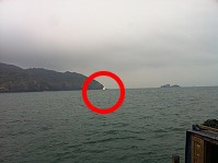 　北竿高登海域昨天再傳大陸船炸魚事件。（圖：北竿漁民提供）