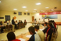 　連江縣政府在東引鄉召開基層建設座談會，改善交通是會中討論重點。（圖／文：陳其敏）