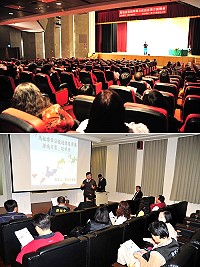 「馬祖設置國際觀光度假區」首場地方說明會昨晚於南竿介壽堂登場,吸引200多位鄉親前往關切這項影響地方深遠的大事;劉代洋也特別受邀先前往縣議會舉辦說明會,聽取議員們建議。(圖/文:曹重偉)