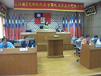 　莒光鄉民代表會第九屆第五次定期大會開議。（圖：莒光鄉代會提供）