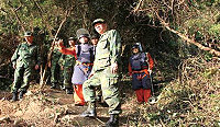 任指揮官針對馬祖地區的地雷做再次會勘及確認。(圖/文:宋韋廷)
