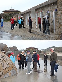 莒光鄉代會抵達東莒進行鄉政考察。(圖/文:林冰芳)