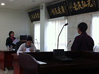 　北竿鄉代會進行本會期第一天鄉政總質詢議題。（圖：北竿鄉代會提供）