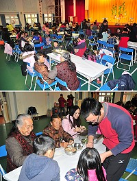 家庭教育中心「代間教育-祖孫體驗營」溫馨登場!透過團康活動讓孩子勇敢的表達愛與關懷,中午還一起包餃子同樂,溫馨又有趣。(圖/文:曹重偉)