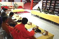 北指部邀請北竿各公務機關與會,協調射擊管制說明會相關事宜。(圖/文:劉書凱)