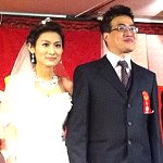 李敏醫師2日在台北喜來登結婚,老婆是永和國中老師,衛生局及縣立醫院同事都為他高興。(圖:摘自臉書)