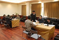 　監察委員第13組今年第1次地方巡查昨天前往縣府聽取民眾陳情，所有案件將彙整並要求相關業管部會提出說明與精進措施。（圖／文：邱竟瑋）